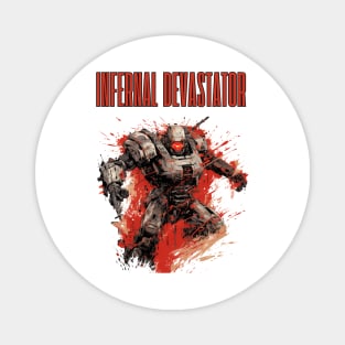 Combat Robots Ruthless Infernal Devastator Magnet